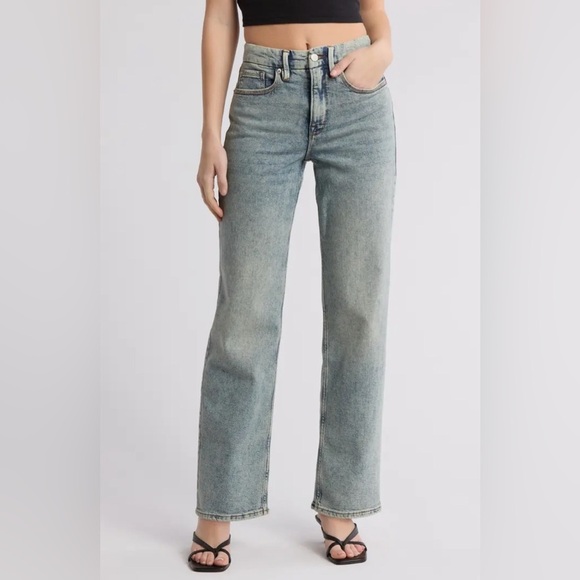NWT! Good American Good 90s Mid Rise Baggy Jeans Size 8/29 - Picture 1 of 10